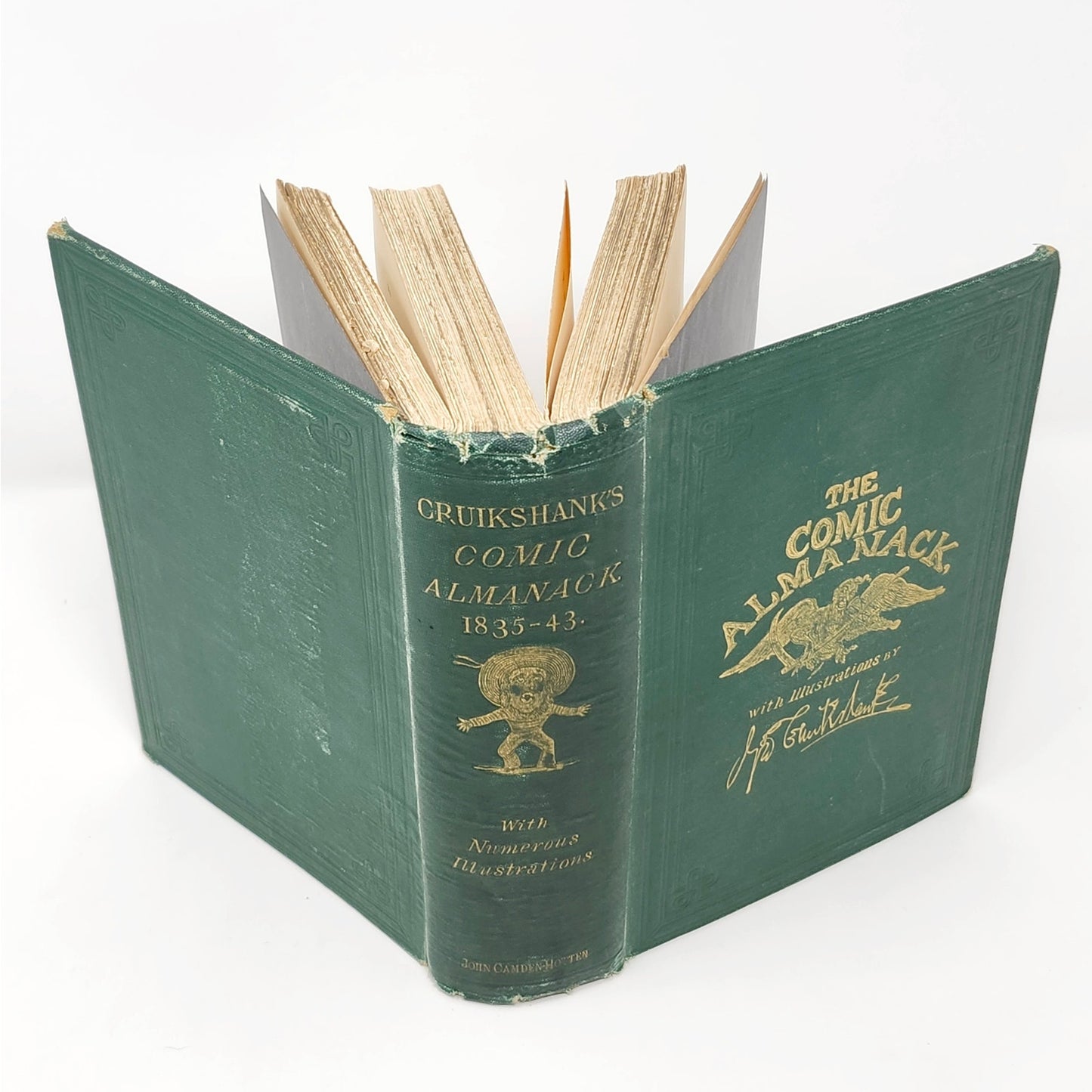 The Comic Almanack, 1st Series — Cruikshank, 1887 Antique HC