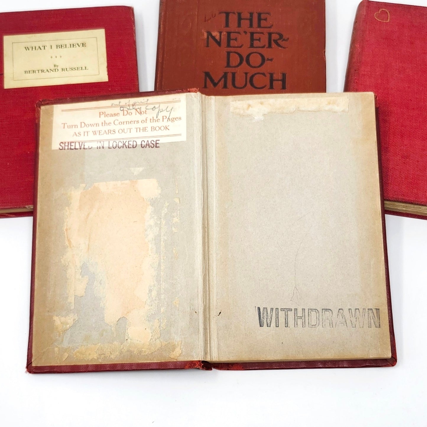 Antique Red Book Set of 4 — Ford, Russell, Lamb & Abbott, 1902–1926