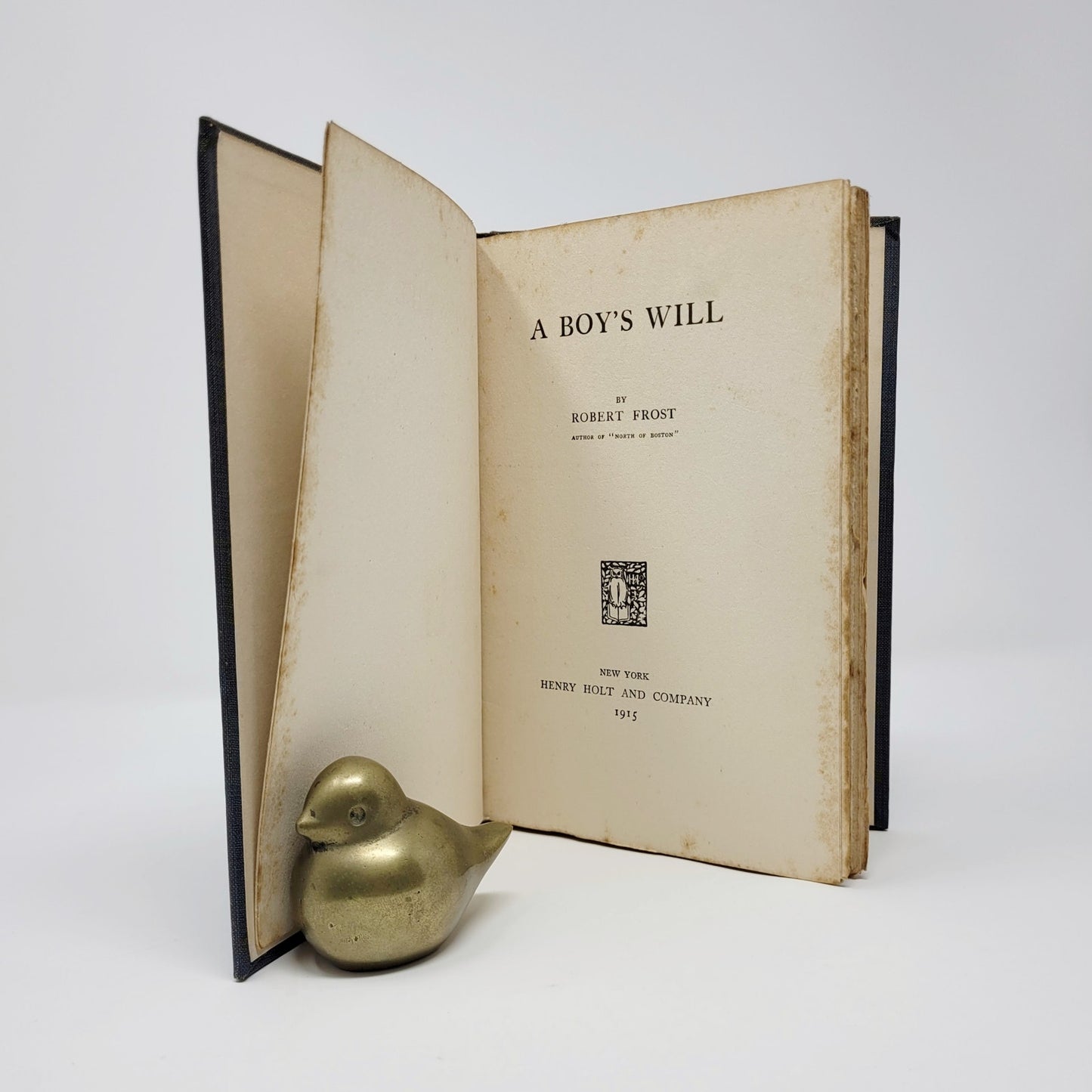 A Boy's Will by Robert Frost, 1915 First Edition