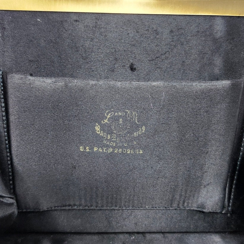 Lowy & Mund Convertible Evening Bag — Velvet & Grosgrain, 1940s–60s