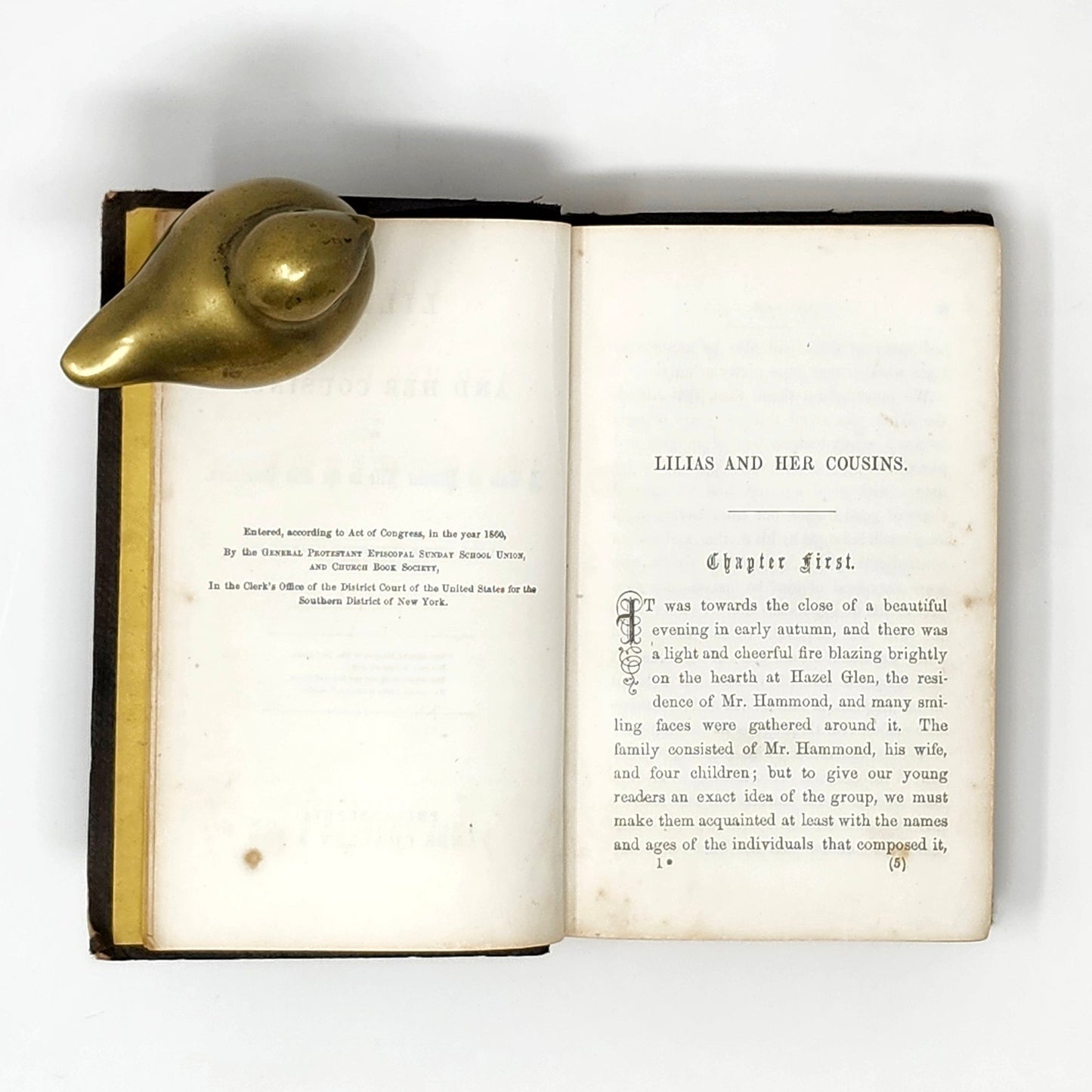 Lilias and Her Cousins — Anonymous, 1860 Antique Hardcover