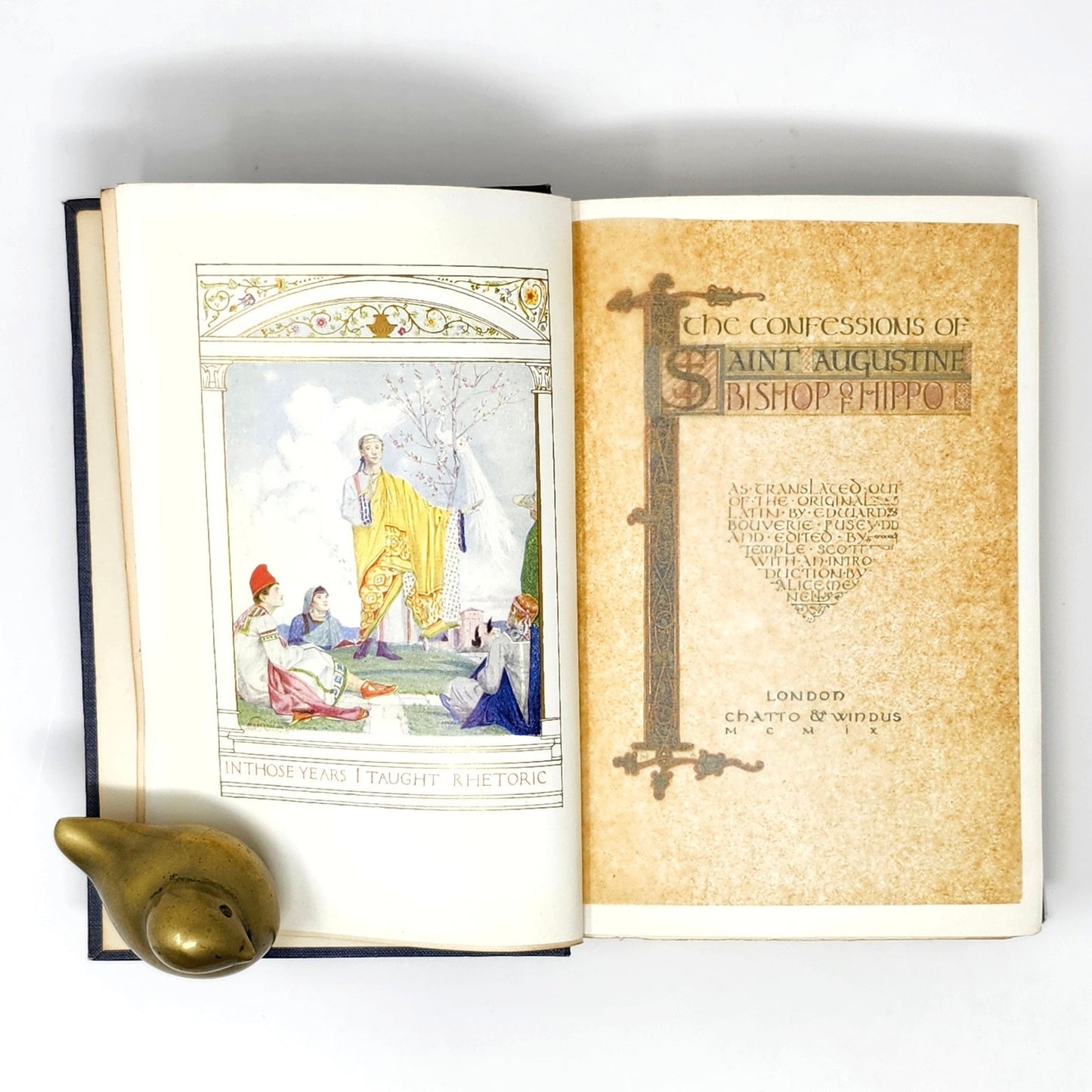 Confessions of St. Augustine — Armfield Illus., 1909 First Ed.