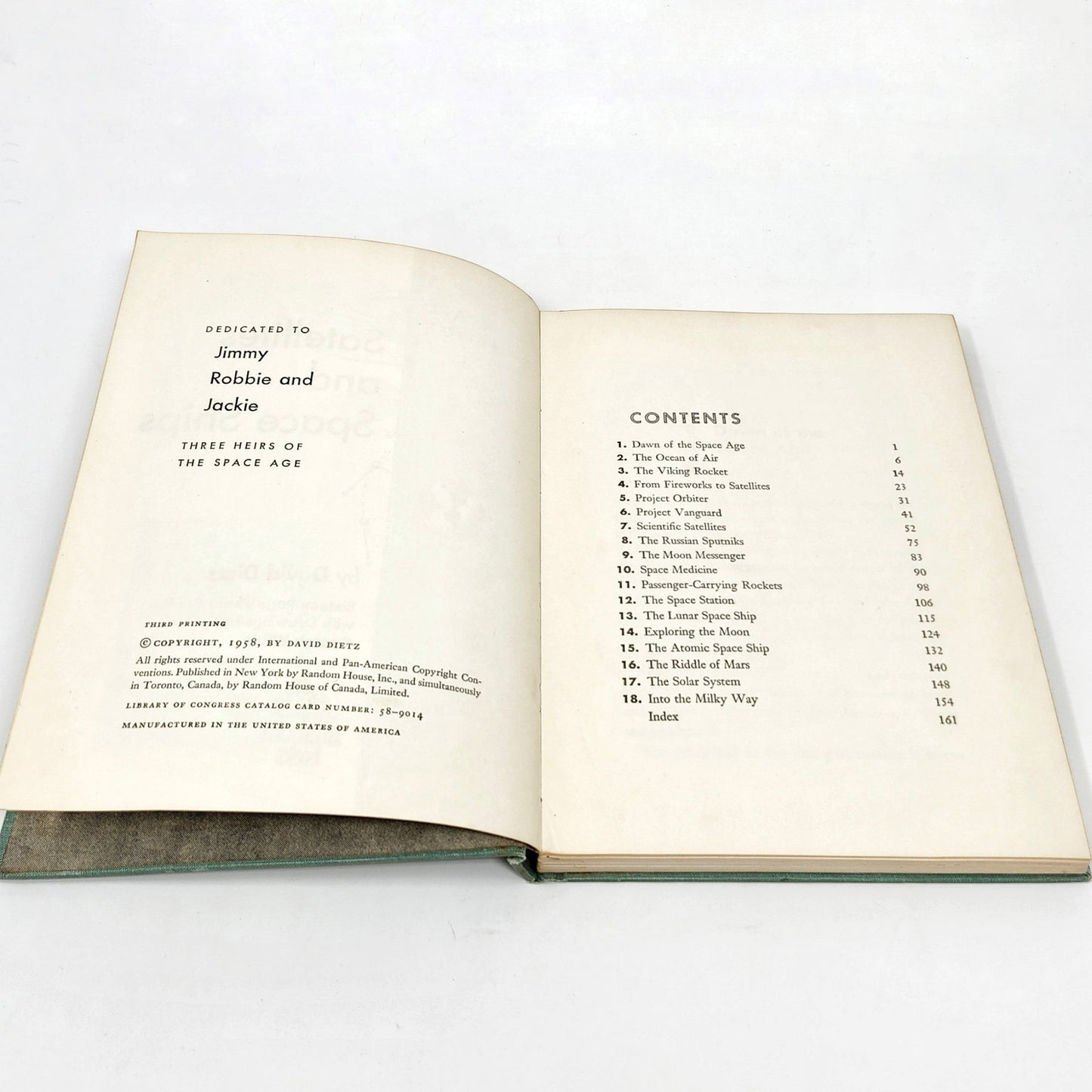 All About Satellites and Space Ships, David Dietz, 1958 Educational Hardcover
