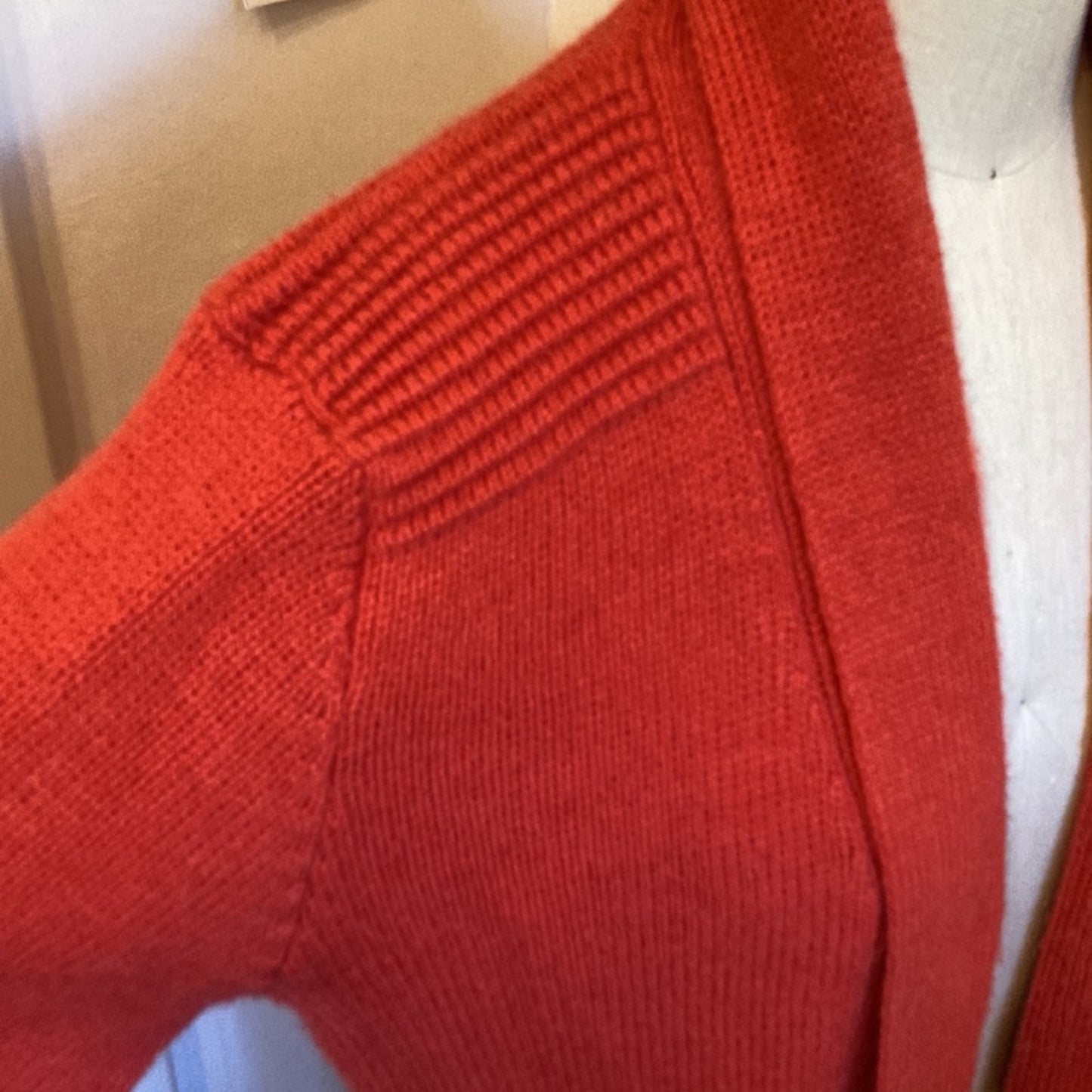 Peruvian Alpaca Open Shawl Neck Cardigan Sz M