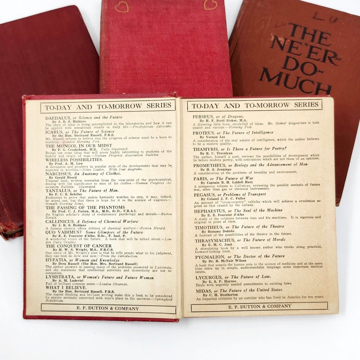 Antique Red Book Set of 4 — Ford, Russell, Lamb & Abbott, 1902–1926