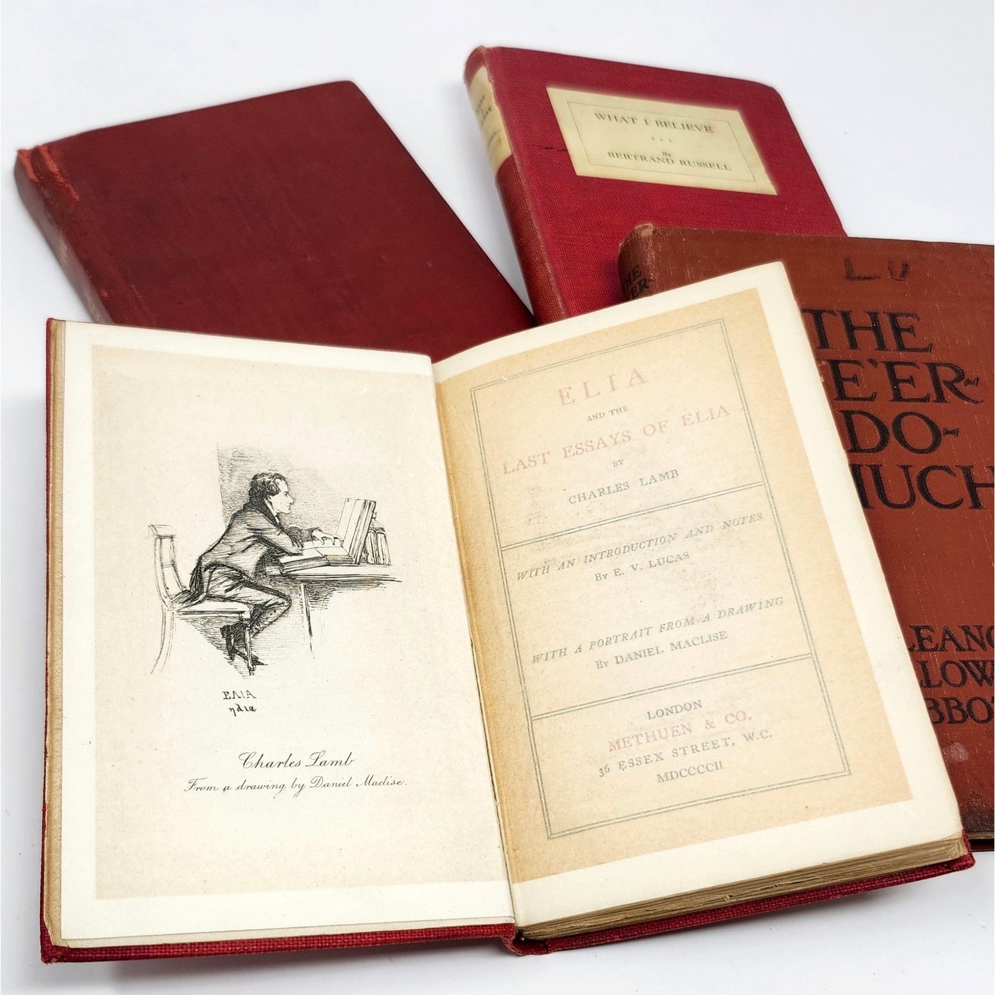 Antique Red Book Set of 4 — Ford, Russell, Lamb & Abbott, 1902–1926