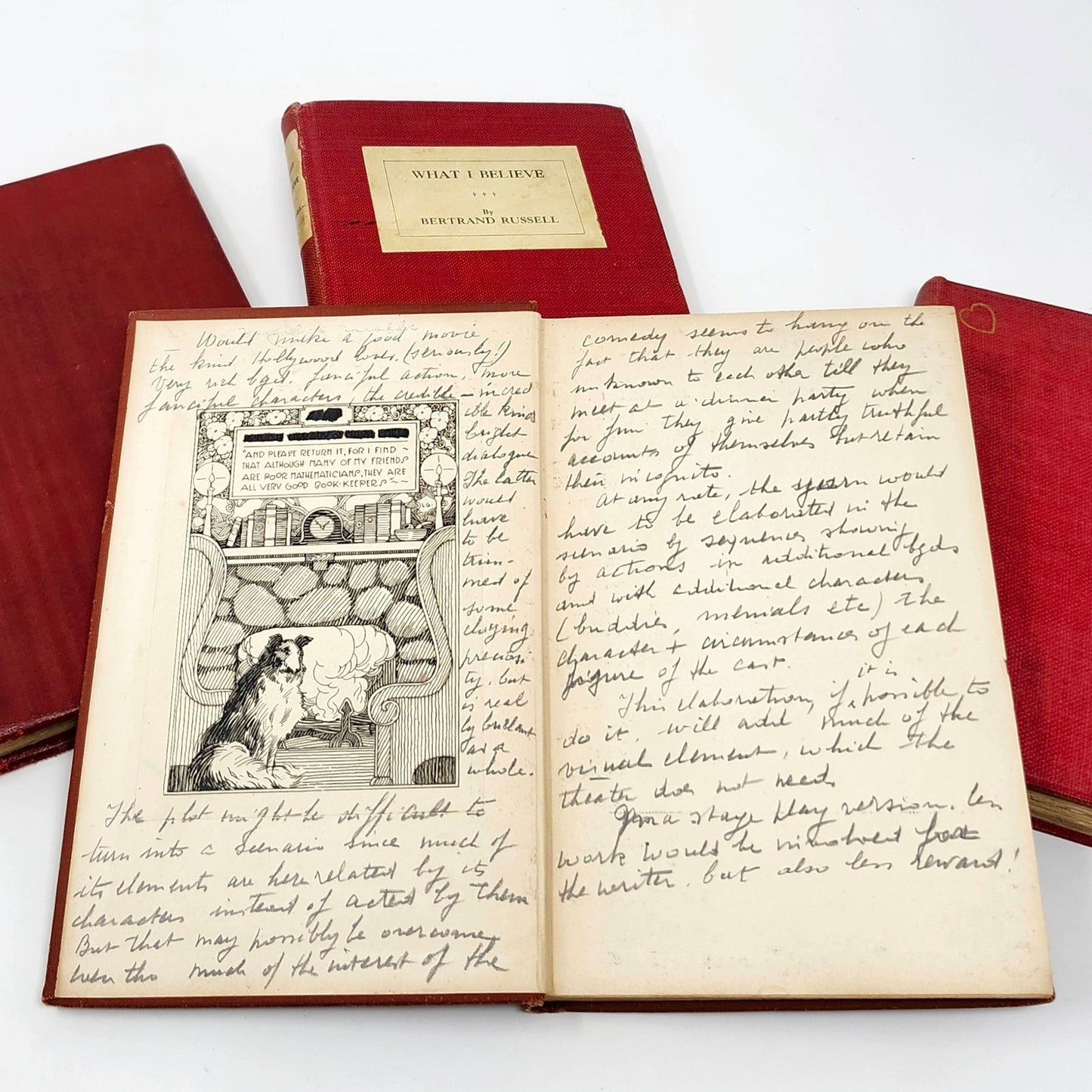 Antique Red Book Set of 4 — Ford, Russell, Lamb & Abbott, 1902–1926