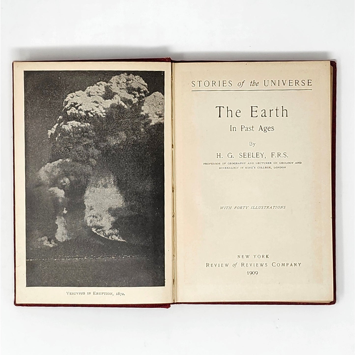 Stories of the Universe — 3-Vol Antique Set, 1909, Red & Gold HC