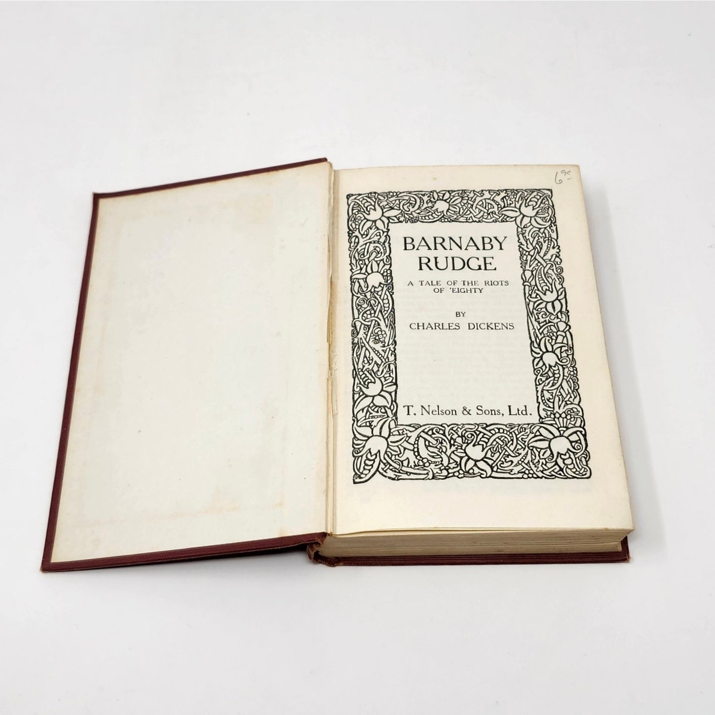 Barnaby Rudge — Nelson Classics Edition, 1920s-30s Antique