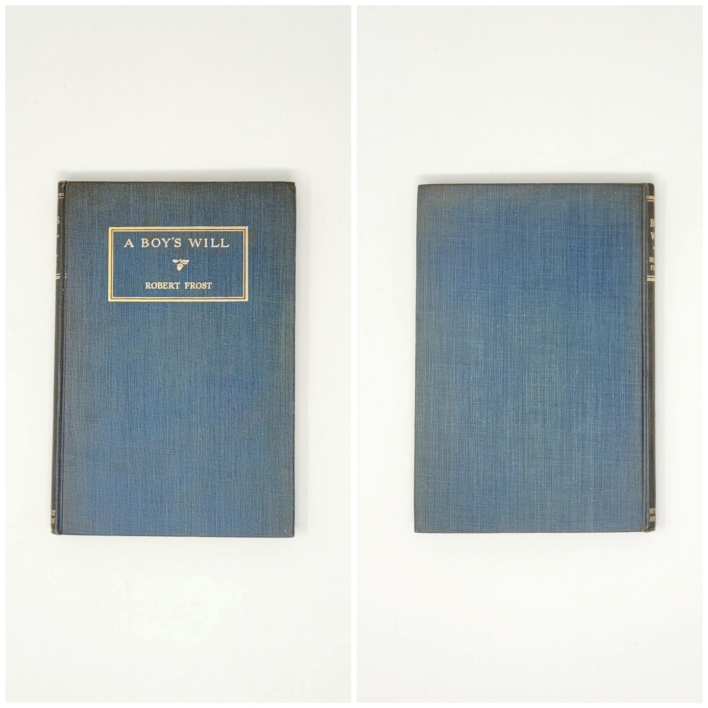A Boy's Will by Robert Frost, 1915 First Edition
