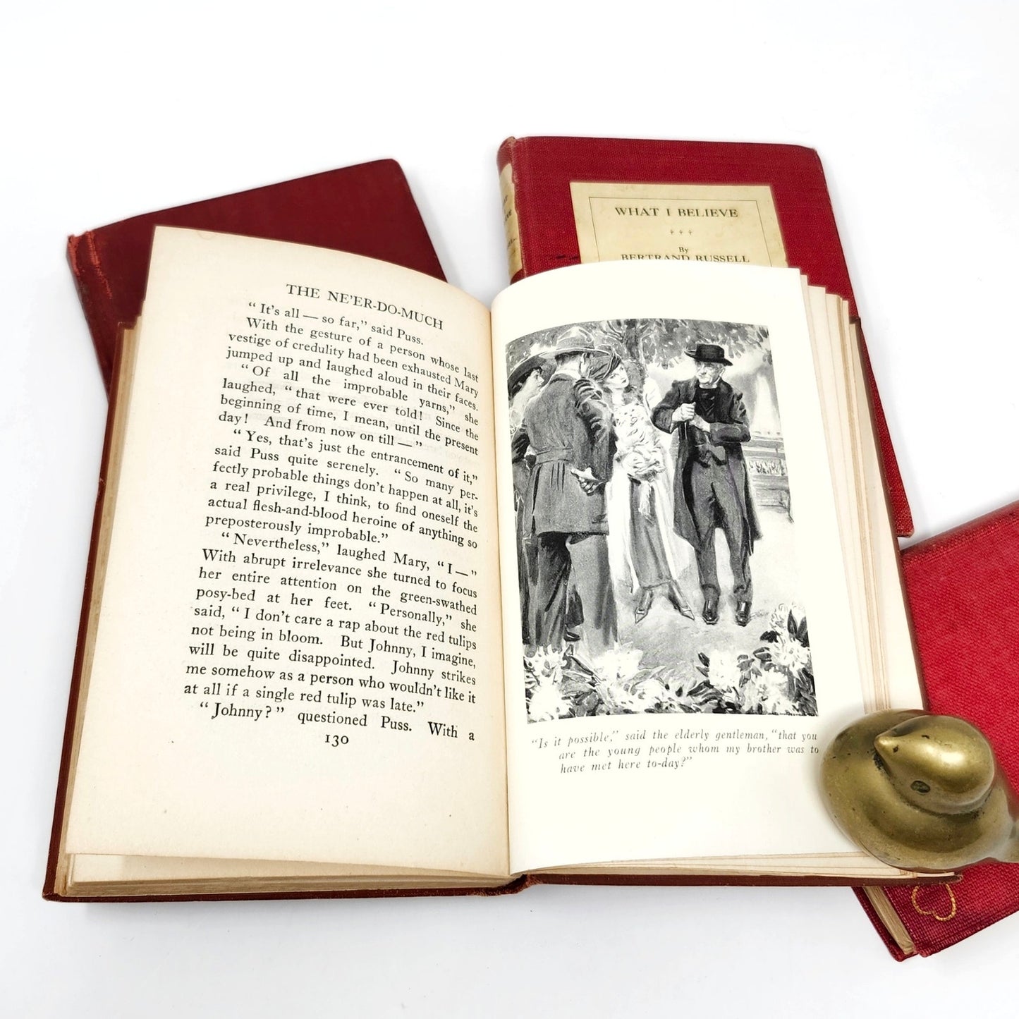 Antique Red Book Set of 4 — Ford, Russell, Lamb & Abbott, 1902–1926