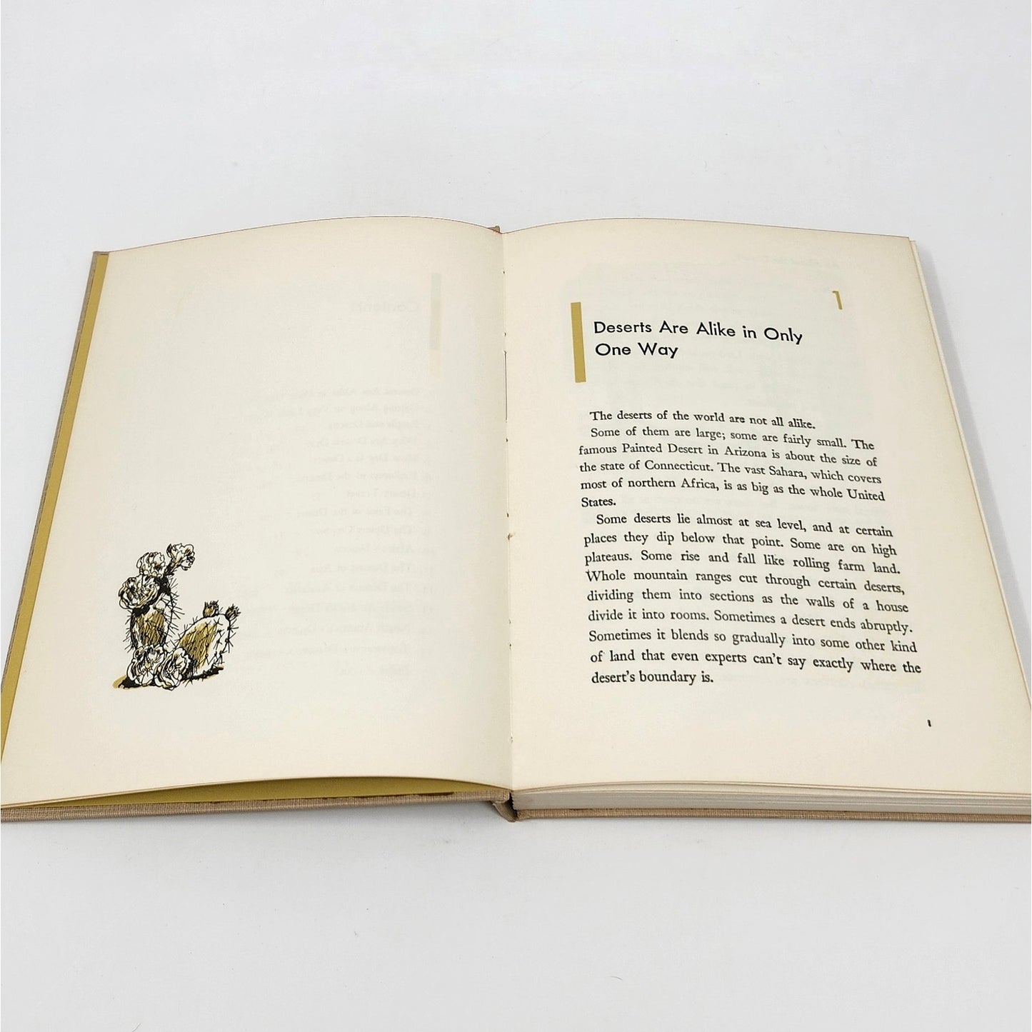 All About The Desert, Sam and Beryl Epstein, 1957 Hardcover