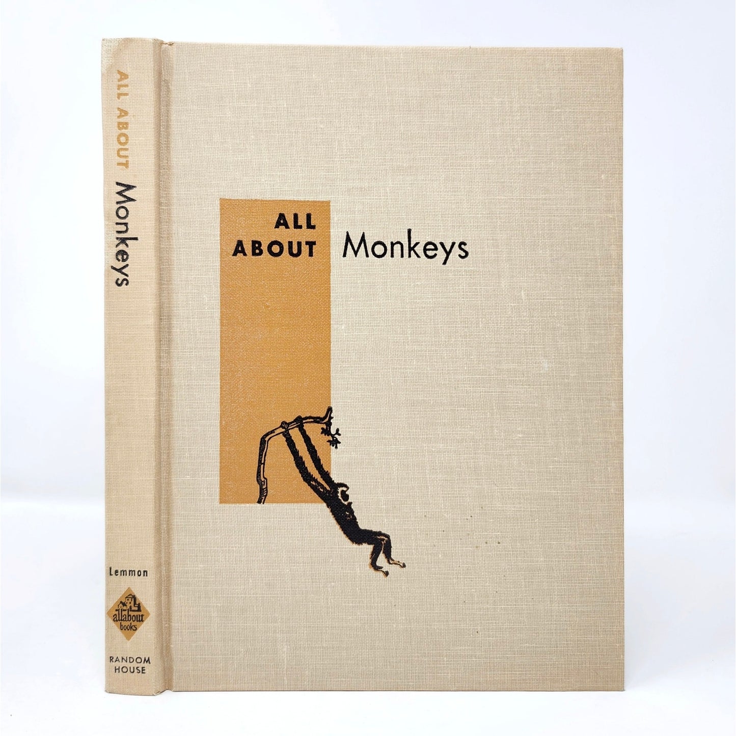 All About Monkeys, Robert S. Lemmon, 1958 Hardcover