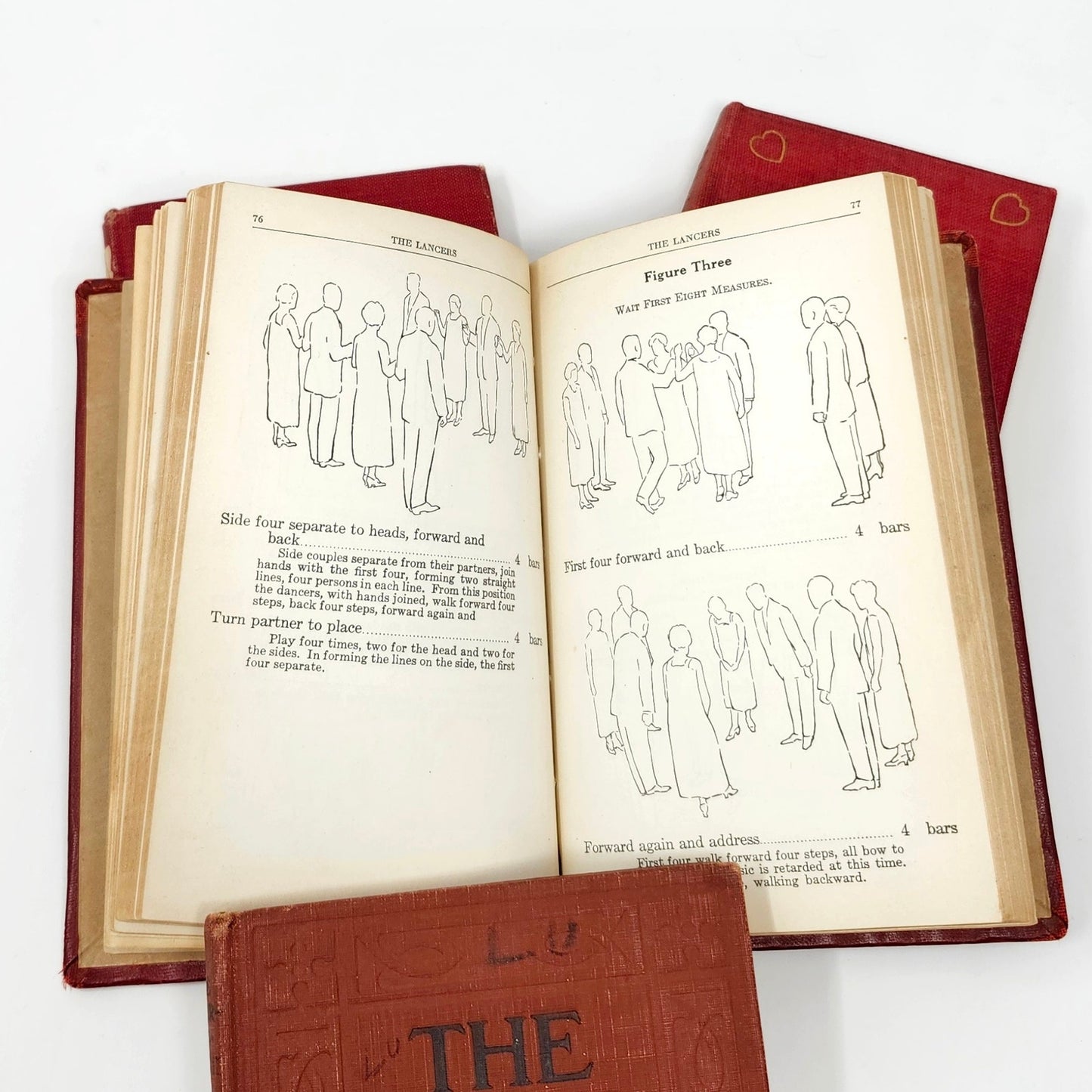 Antique Red Book Set of 4 — Ford, Russell, Lamb & Abbott, 1902–1926