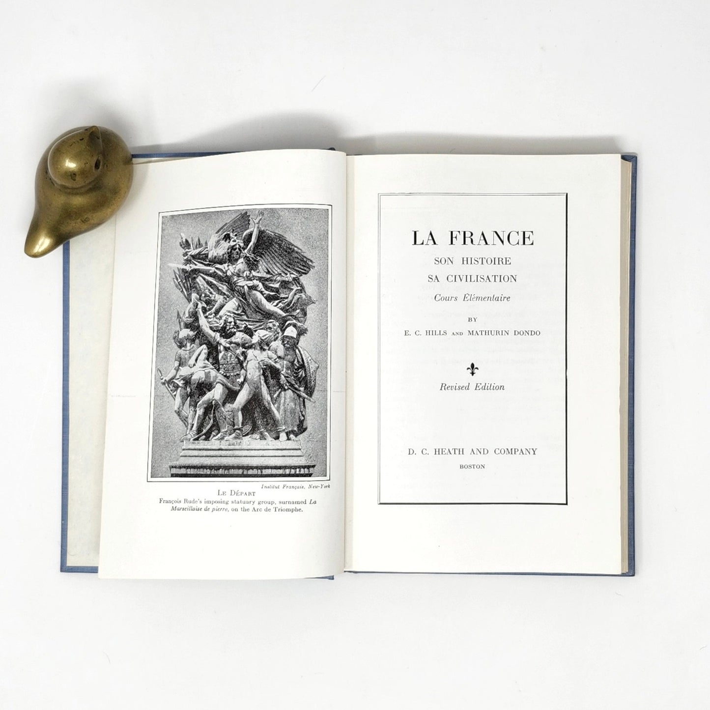 La France: Son Histoire — Hills & Dondo, 1949 Vintage French Text