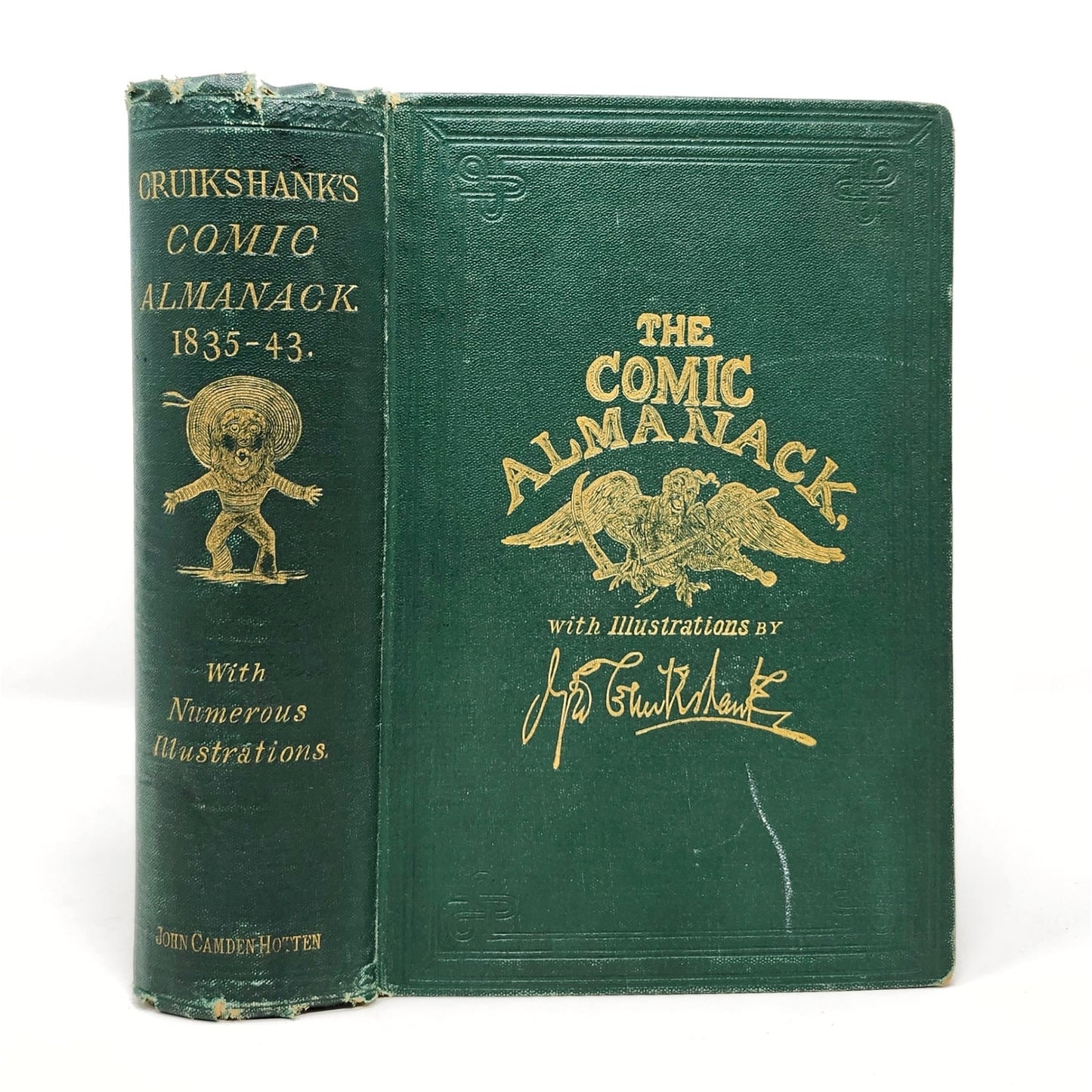 The Comic Almanack, 1st Series — Cruikshank, 1887 Antique HC