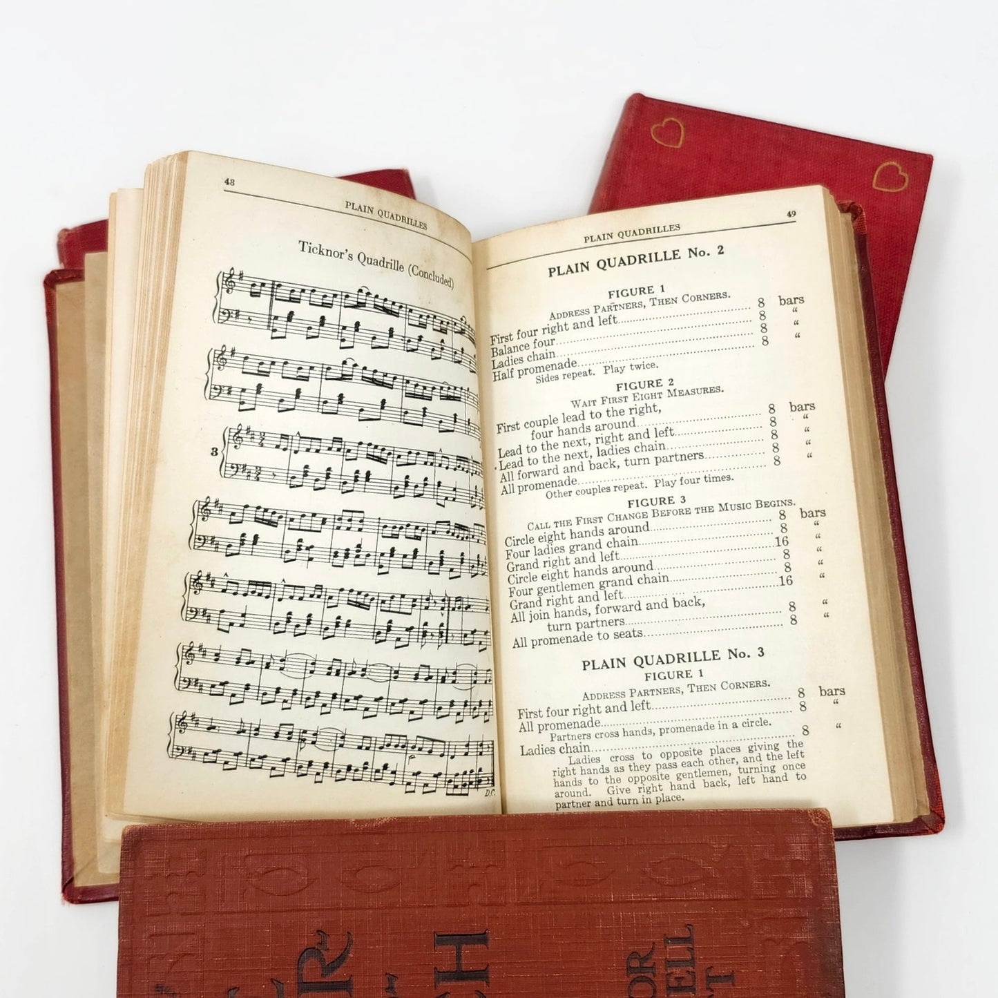 Antique Red Book Set of 4 — Ford, Russell, Lamb & Abbott, 1902–1926