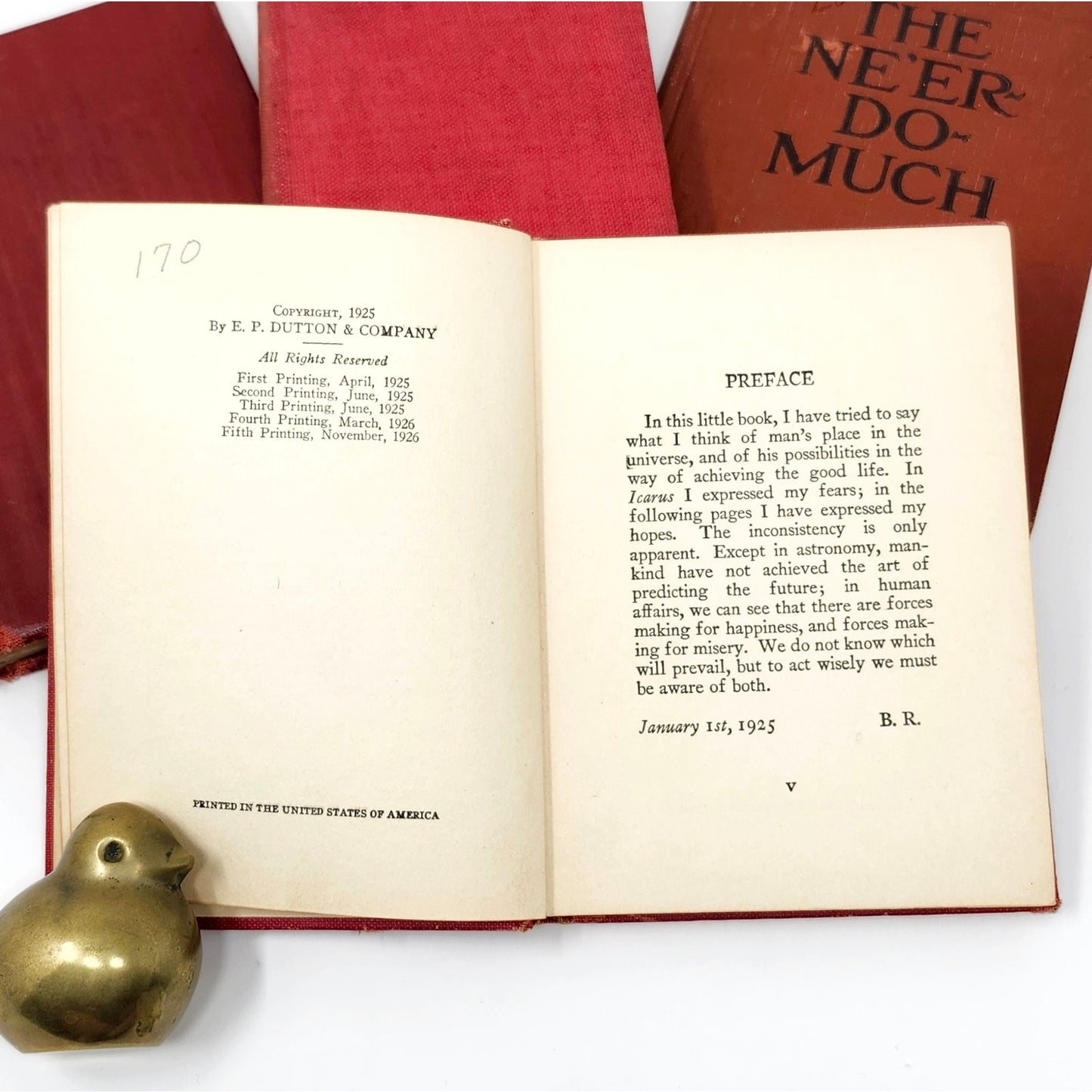 Antique Red Book Set of 4 — Ford, Russell, Lamb & Abbott, 1902–1926