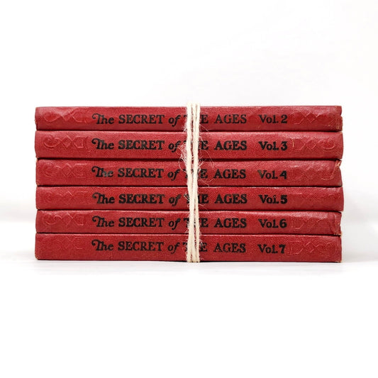 The Secret of the Ages, 1926, Antique Partial Set of 6 Volumes