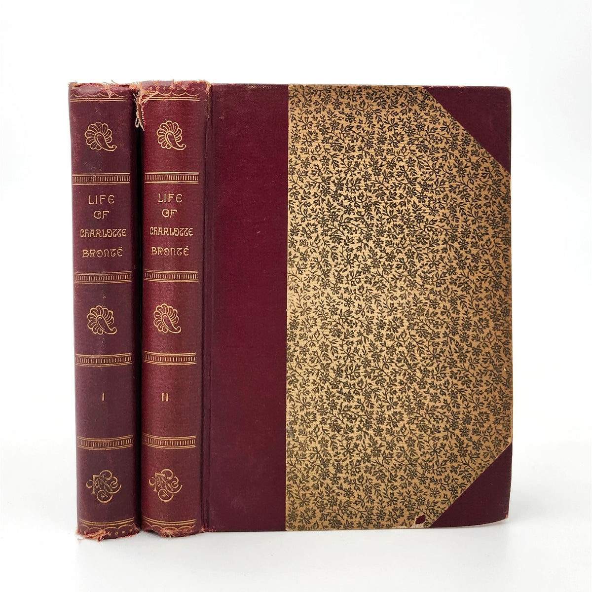 The Life of Charlotte Brontë — Gaskell, 2-Vol, 1890 Antique