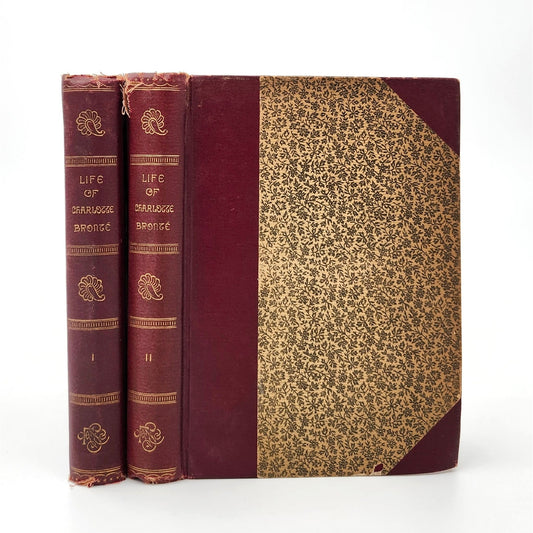 The Life of Charlotte Brontë — Gaskell, 2-Vol, 1890 Antique