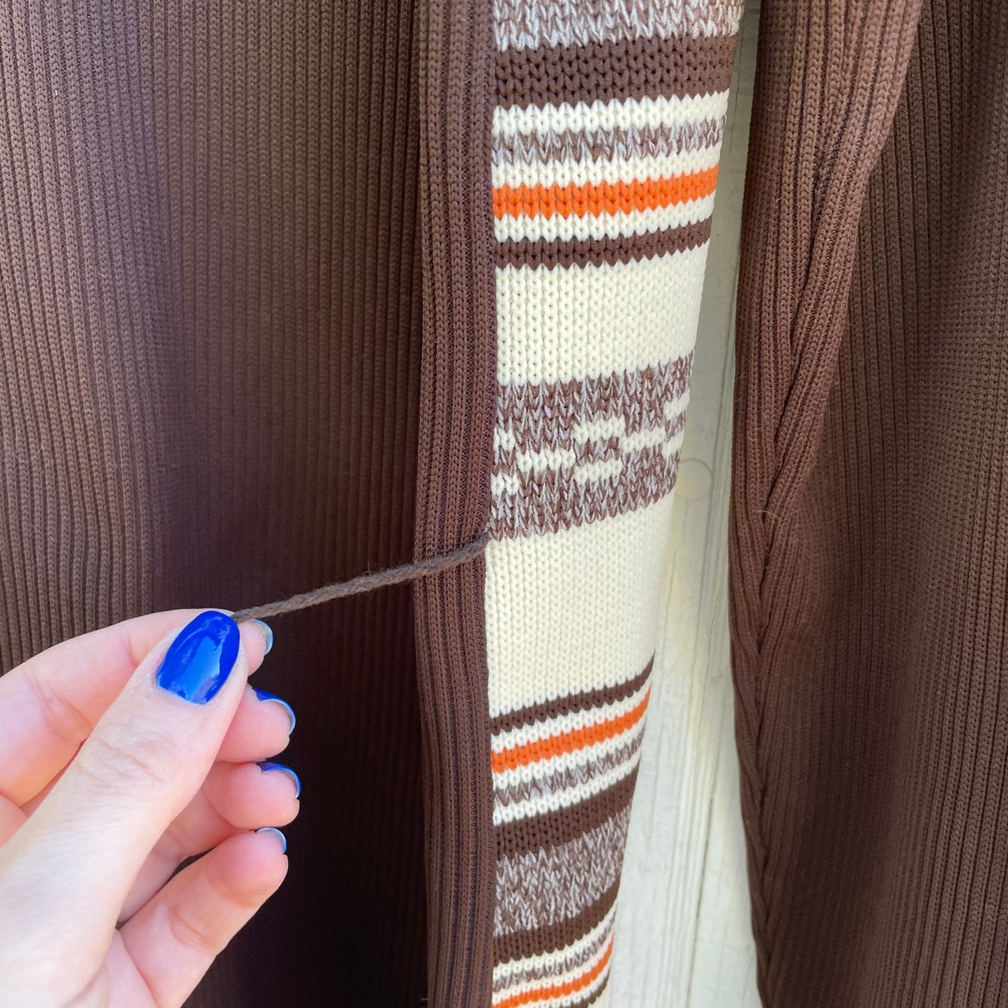 Vintage 1970s/1980s Apres Ski Cardigan Size Small