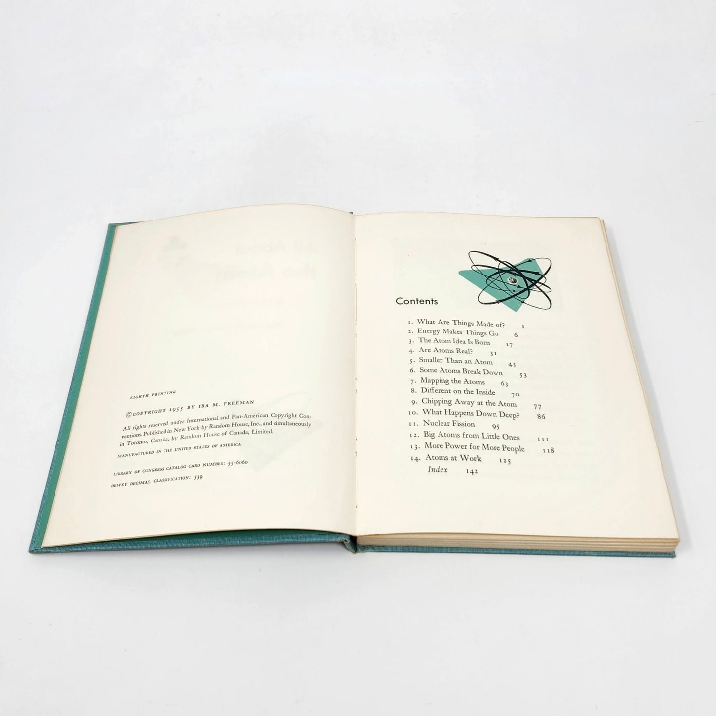 All About The Atom, Ira M. Freeman, 1955 Educational Hardcover