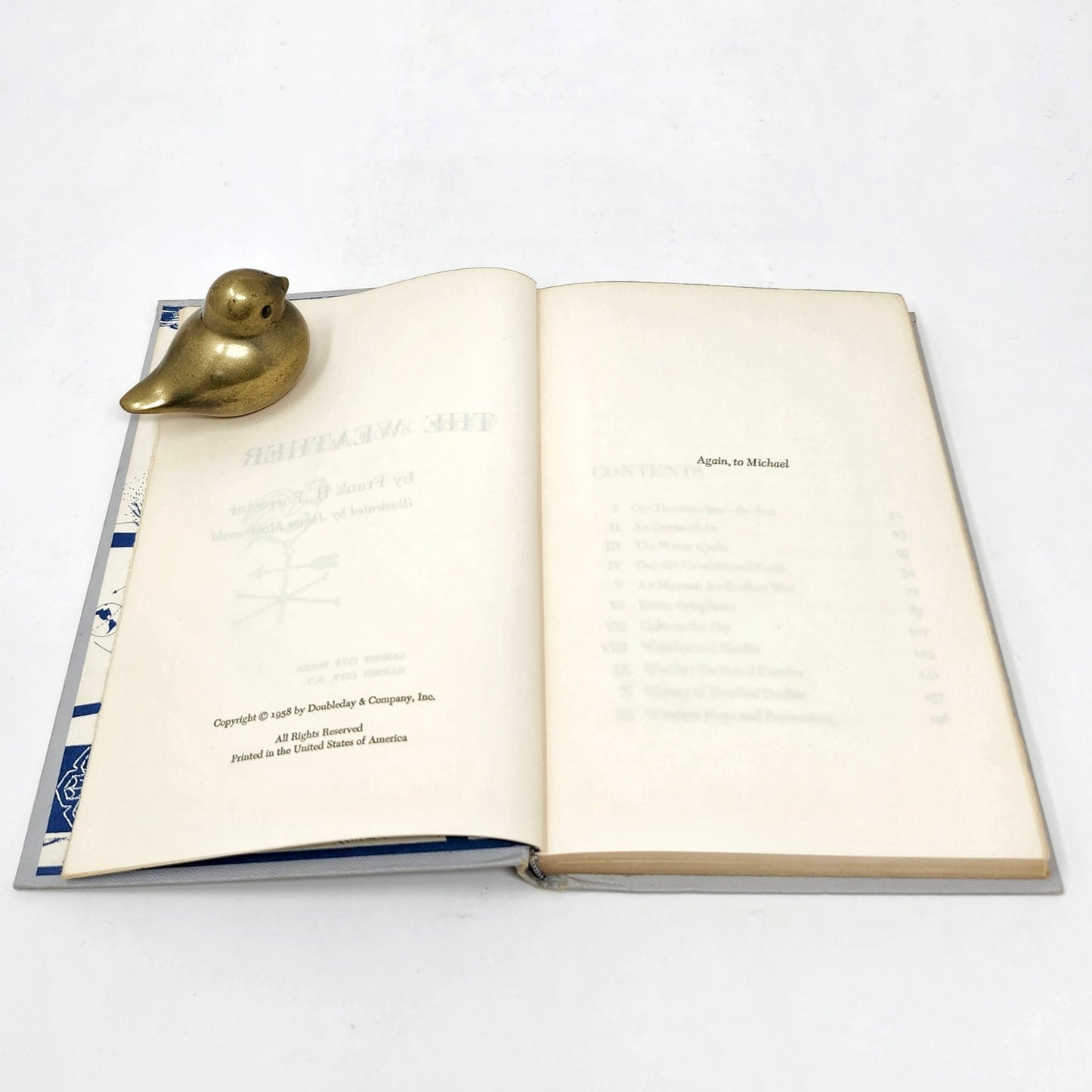 The Real Book About the Weather, Frank H. Forrester, 1958 Hardcover