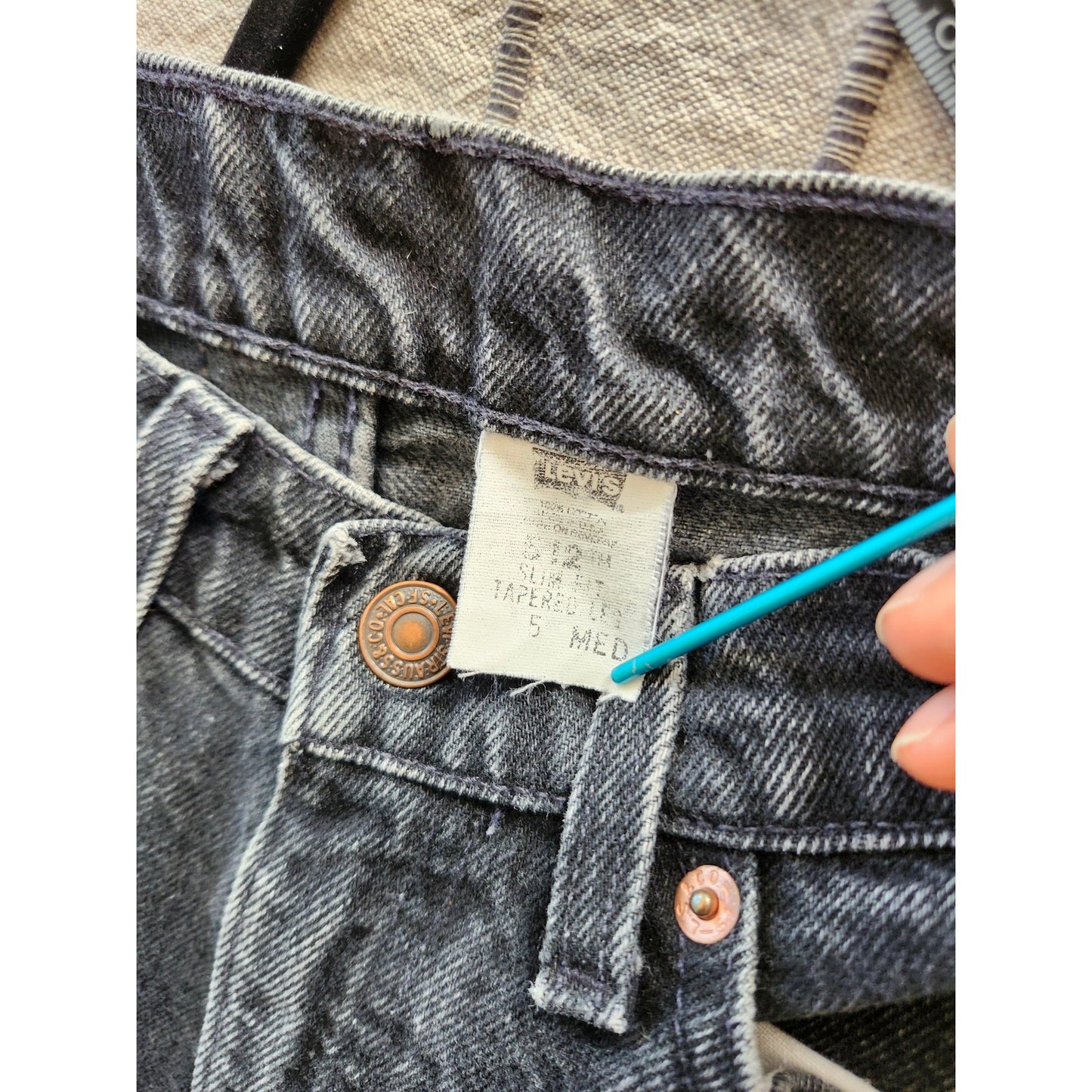 Vintage 1980s Levi's 512 Mom Jeans Sz XS-S