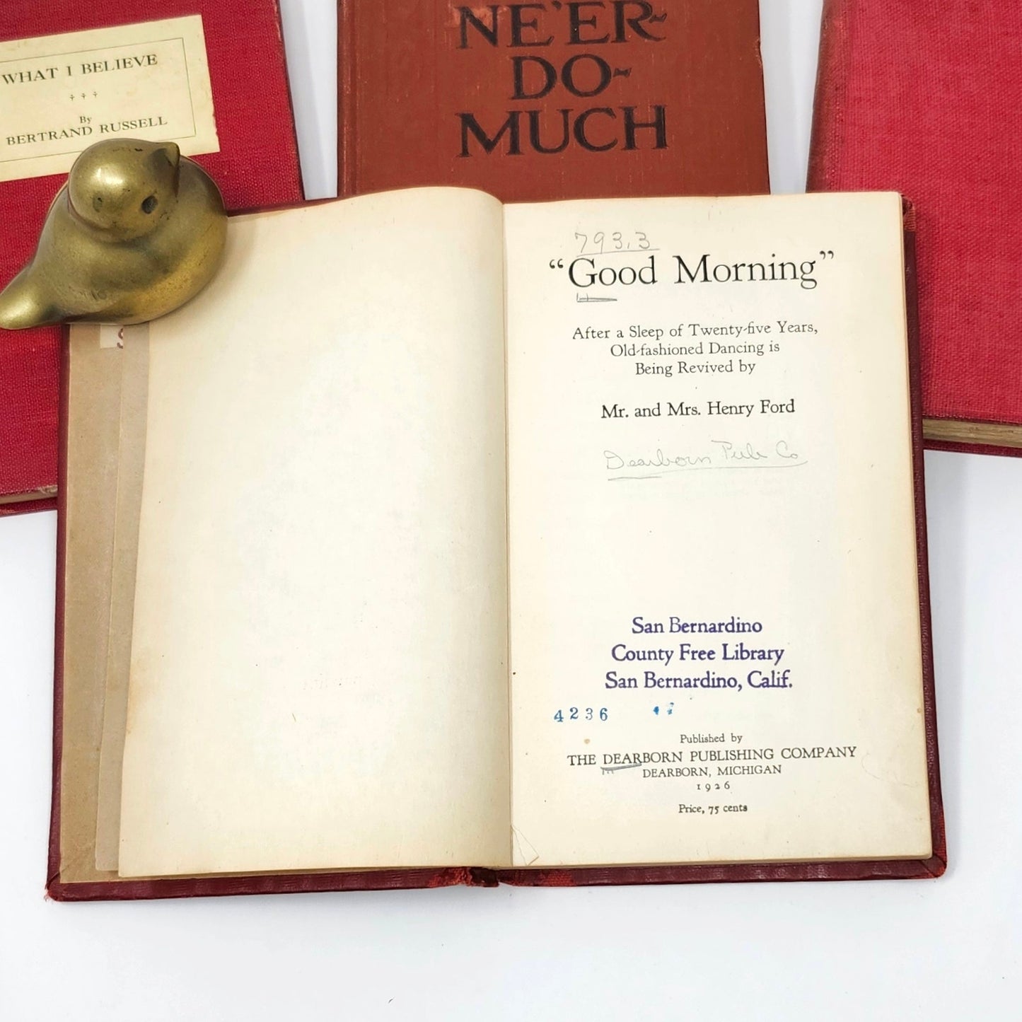Antique Red Book Set of 4 — Ford, Russell, Lamb & Abbott, 1902–1926