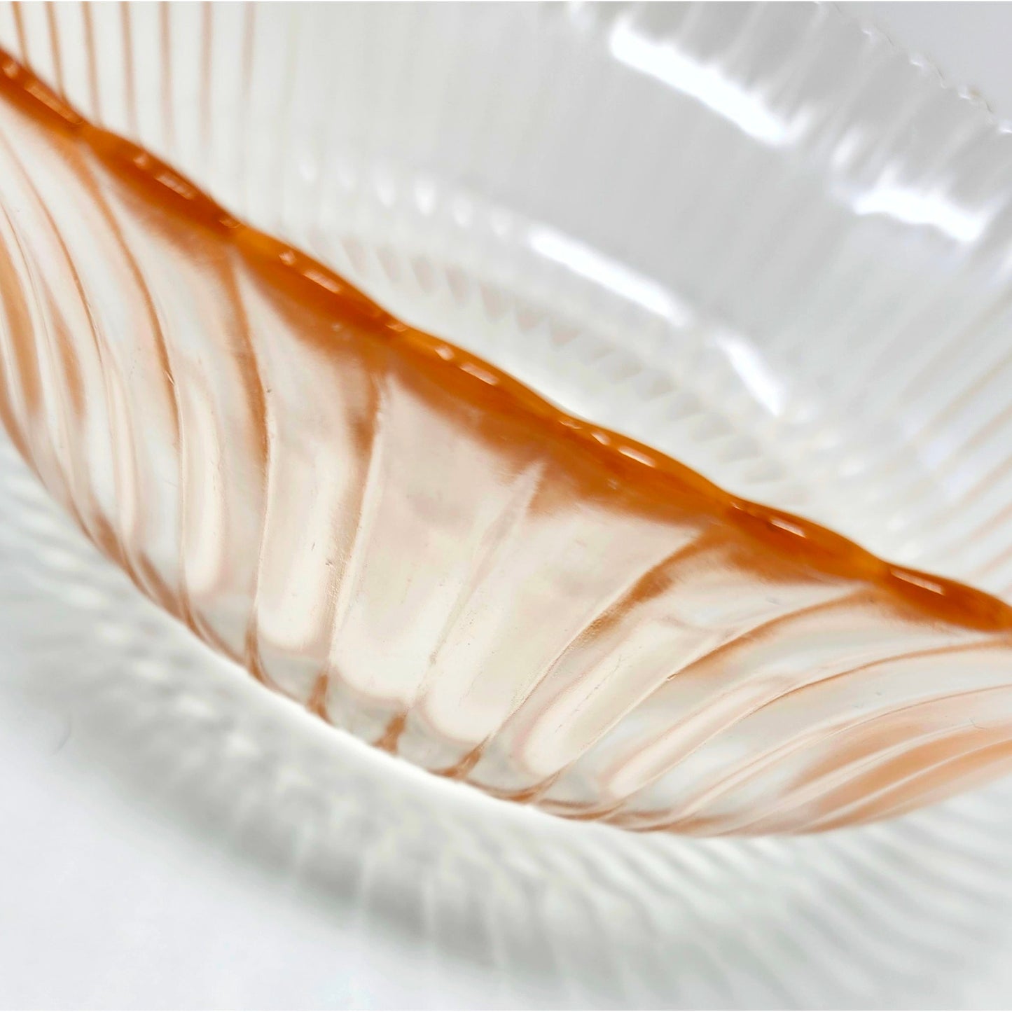 MacBeth-Evans Petalware Pink Depression Glass Bowl, 8" Large Fruit Bowl