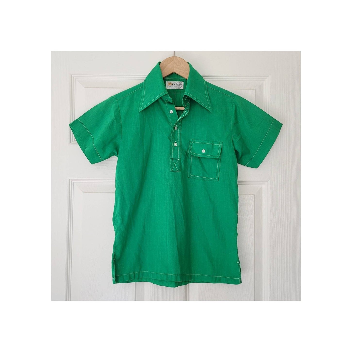 Vintage 1960s Marlboro Permanent Press Shirt