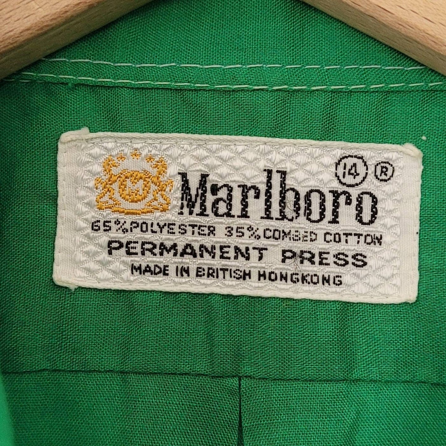 Vintage 1960s Marlboro Permanent Press Shirt
