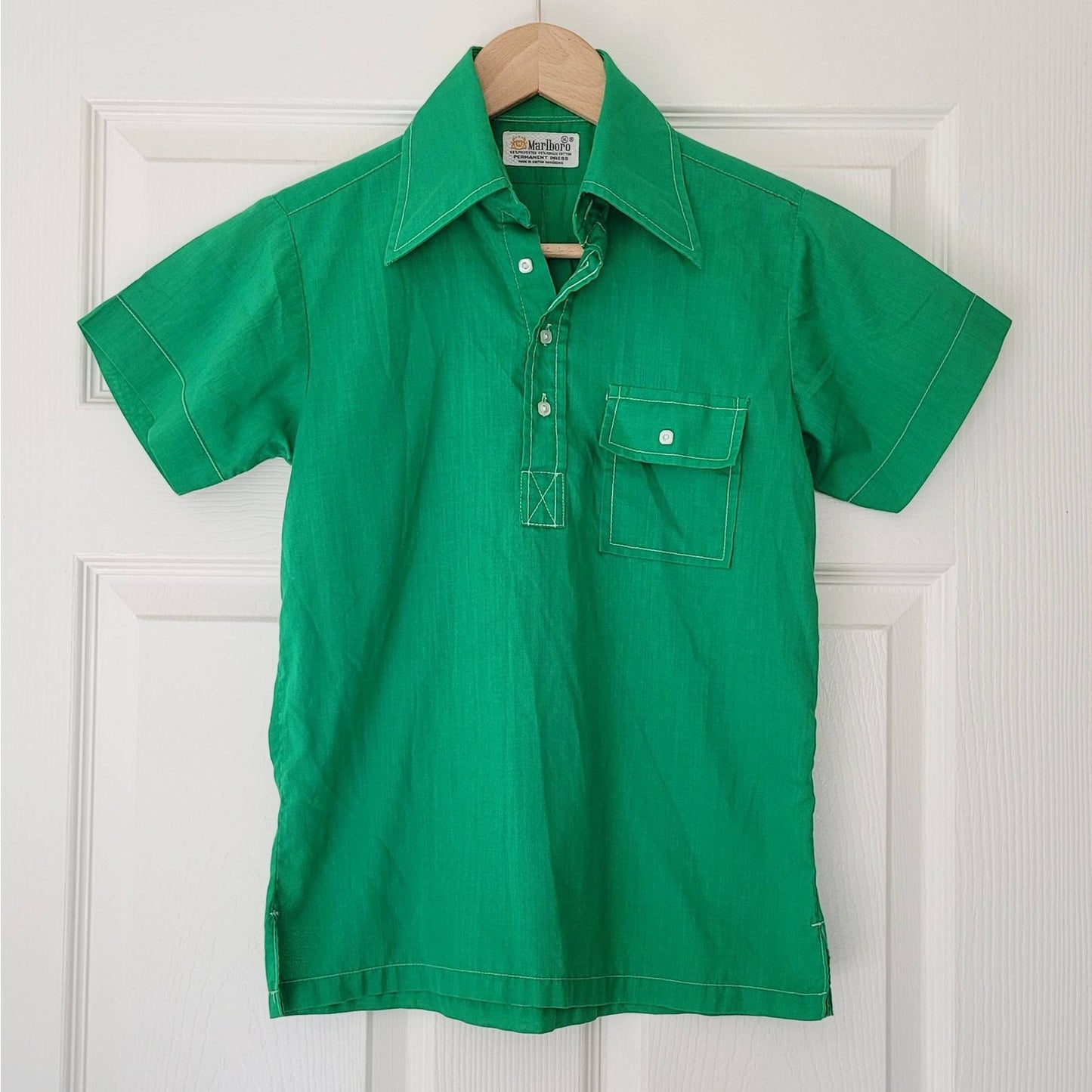 Vintage 1960s Marlboro Permanent Press Shirt